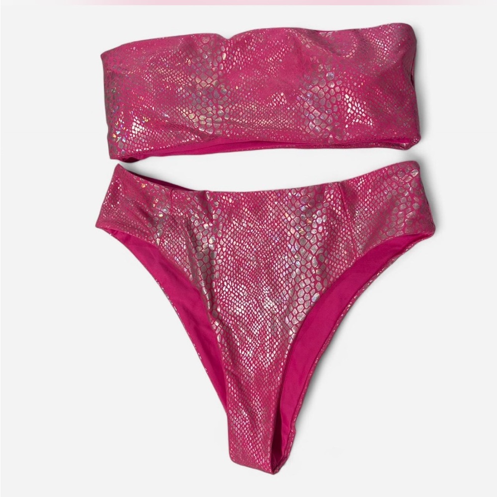 SHEIN Vibrant Pink Bikini Set